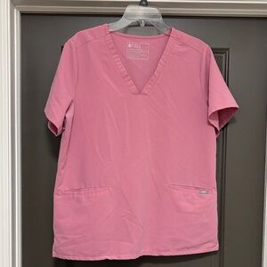 FIGS Casma Three-Pocket Scrub Top L